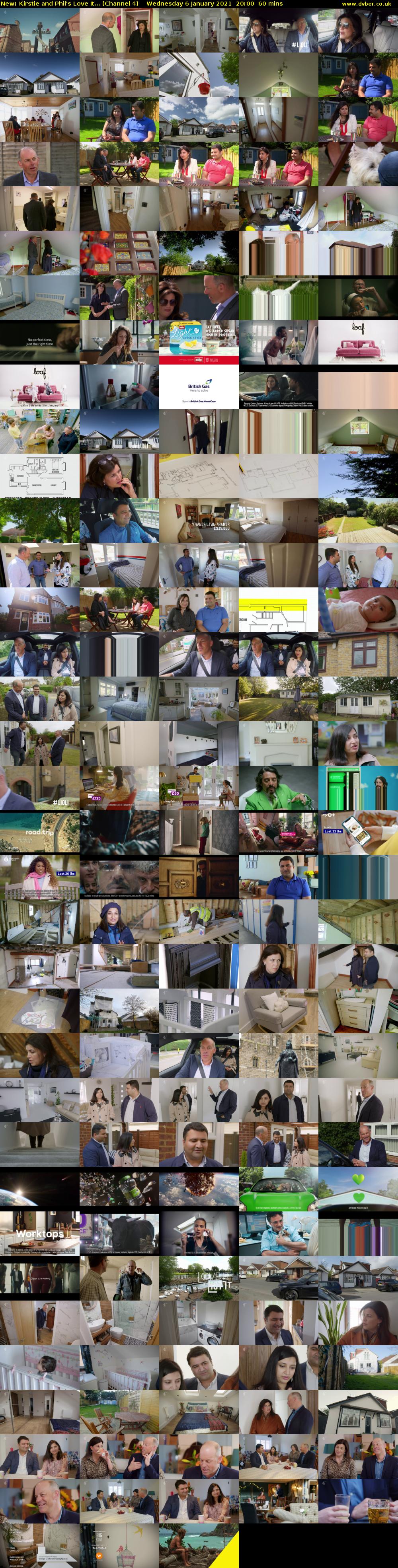 Kirstie and Phil's Love It... (Channel 4) Wednesday 6 January 2021 20:00 - 21:00