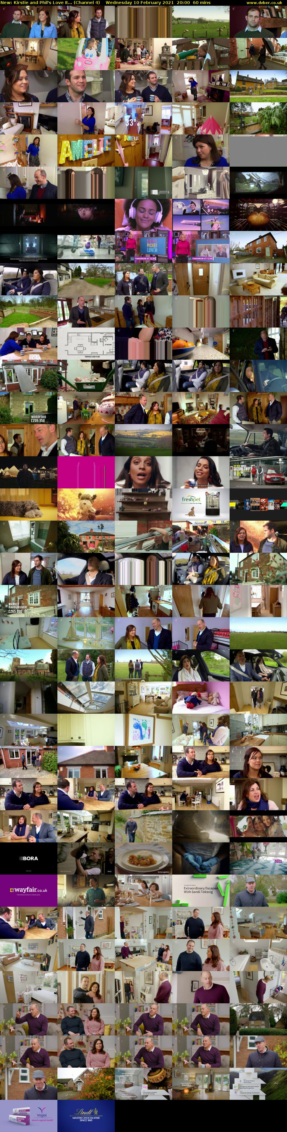 Kirstie and Phil's Love It... (Channel 4) Wednesday 10 February 2021 20:00 - 21:00