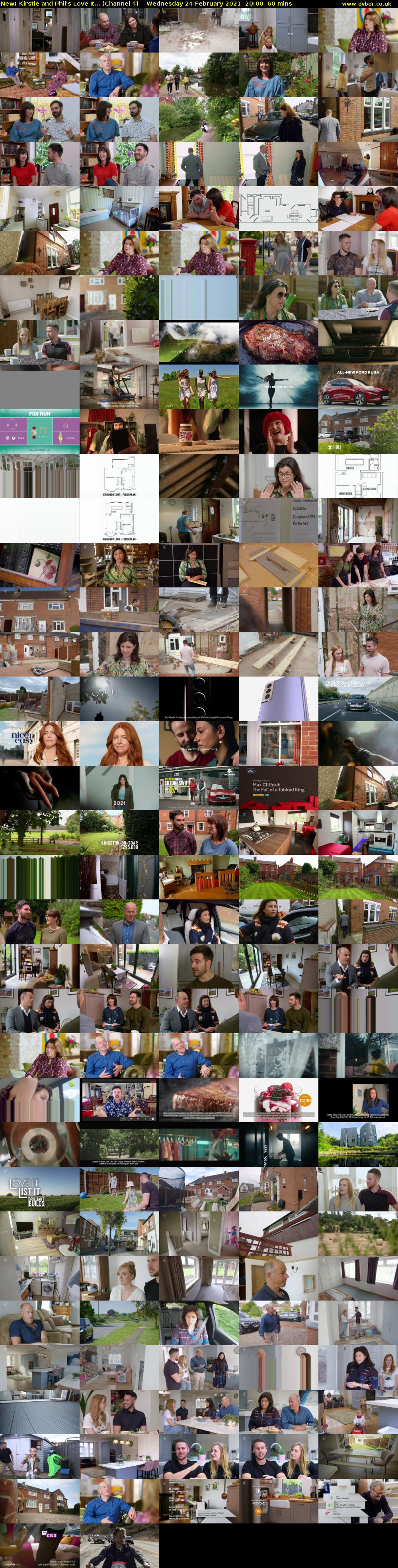 Kirstie and Phil's Love It... (Channel 4) Wednesday 24 February 2021 20:00 - 21:00