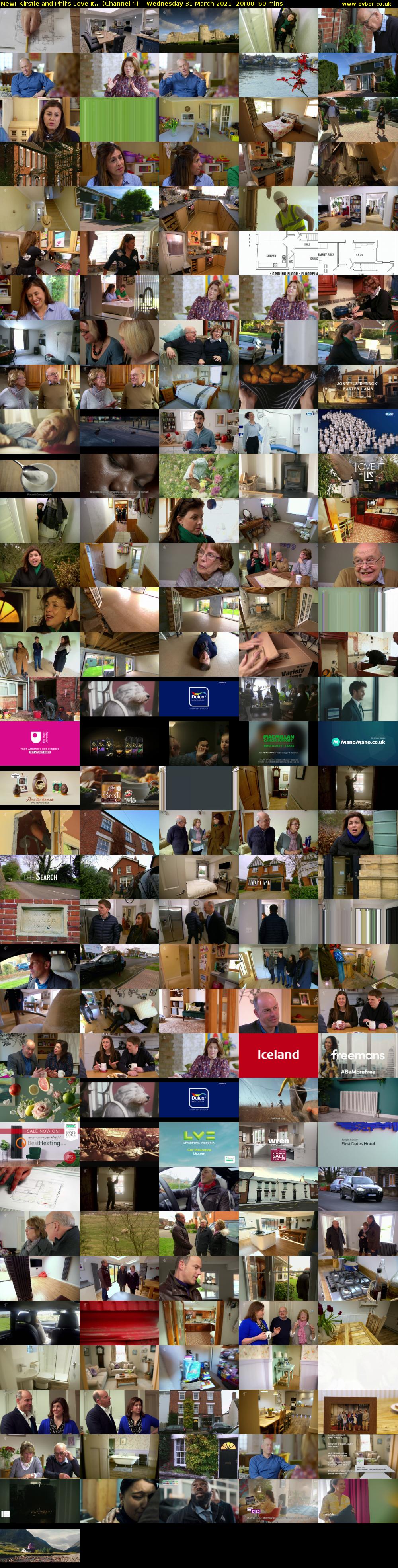Kirstie and Phil's Love It... (Channel 4) Wednesday 31 March 2021 20:00 - 21:00