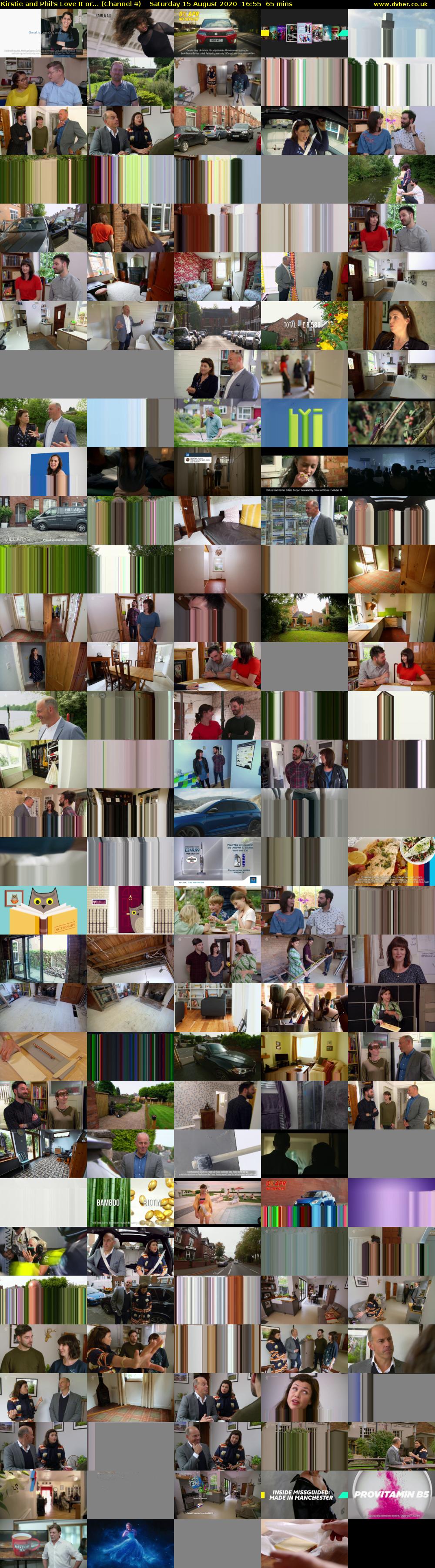 Kirstie and Phil's Love It or... (Channel 4) Saturday 15 August 2020 16:55 - 18:00