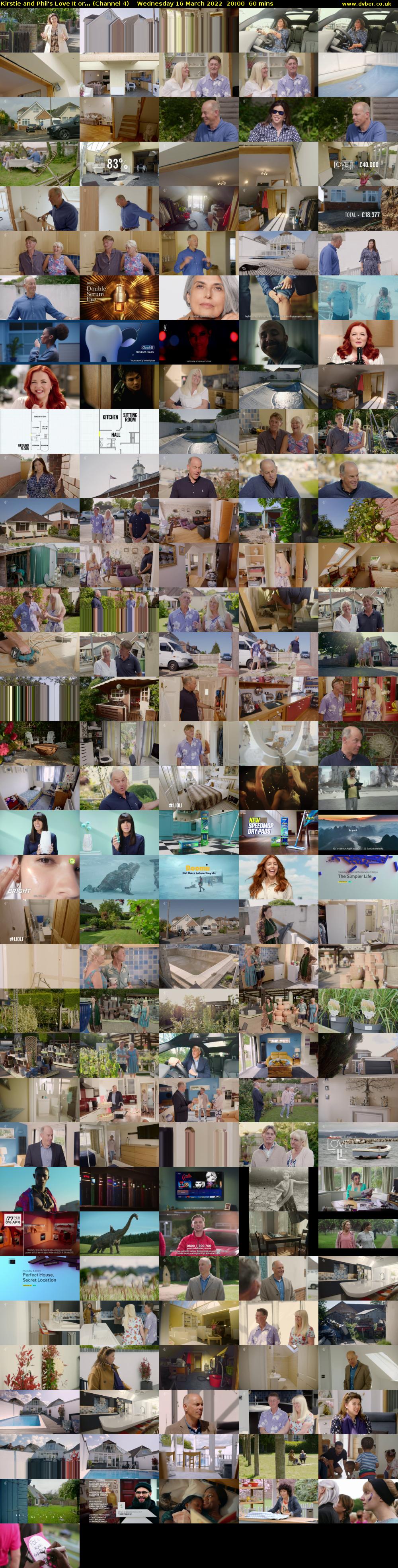 Kirstie and Phil's Love It or... (Channel 4) Wednesday 16 March 2022 20:00 - 21:00