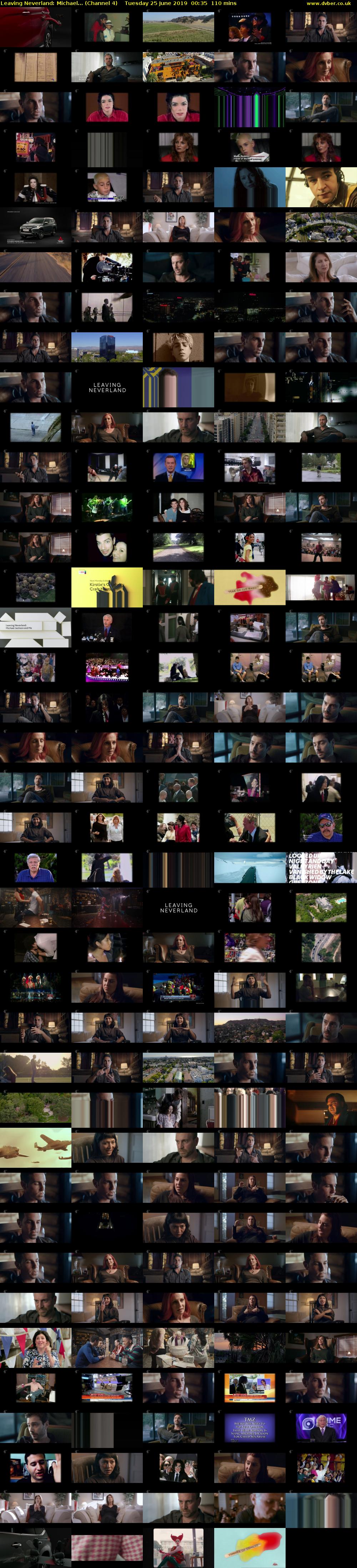 Leaving Neverland: Michael... (Channel 4) Tuesday 25 June 2019 00:35 - 02:25