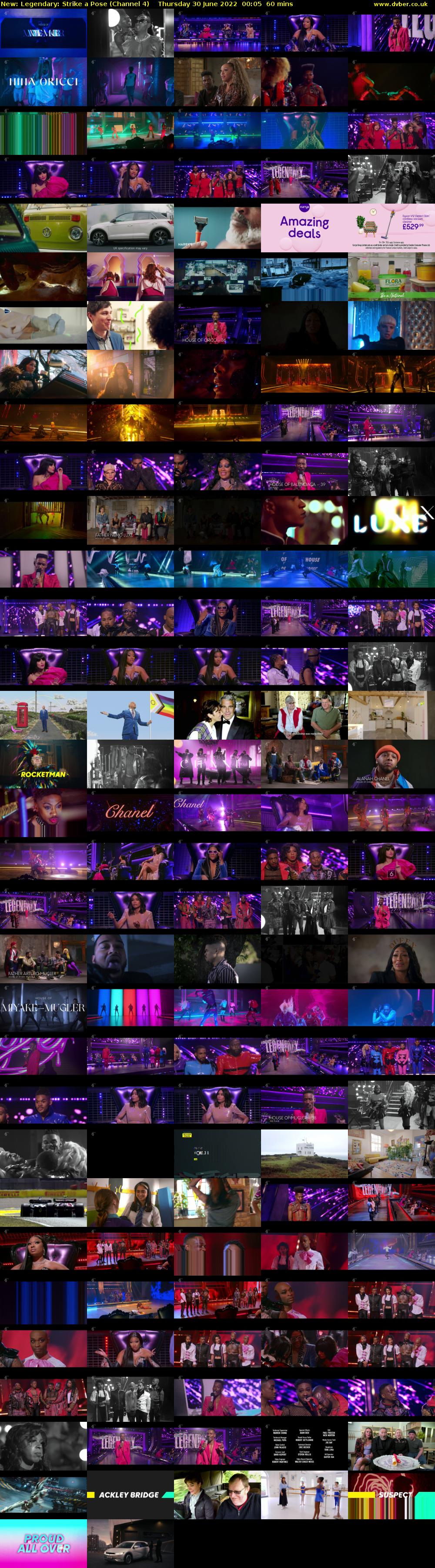 Legendary: Strike a Pose (Channel 4) Thursday 30 June 2022 00:05 - 01:05