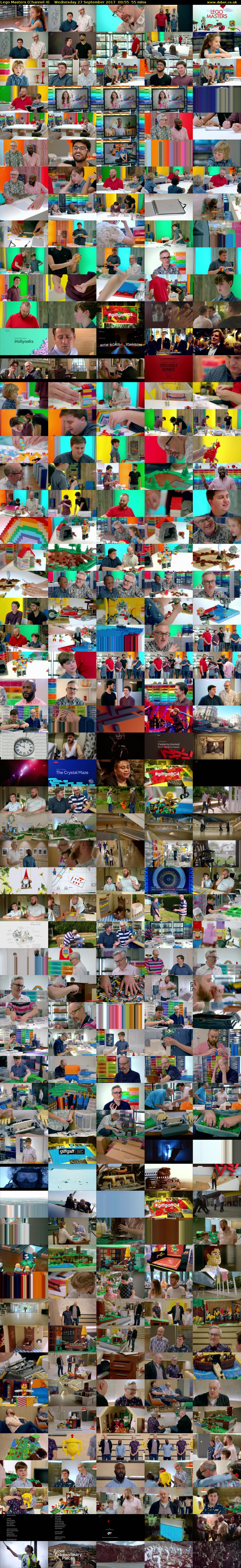 Lego Masters (Channel 4) Wednesday 27 September 2017 00:55 - 01:50