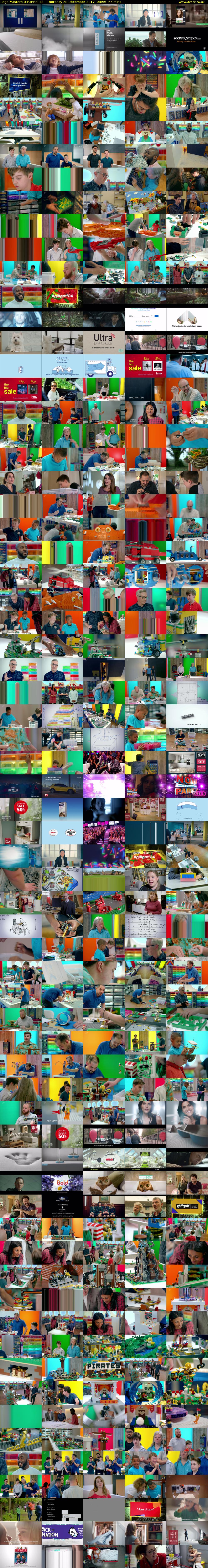 Lego Masters (Channel 4) Thursday 28 December 2017 08:55 - 10:00