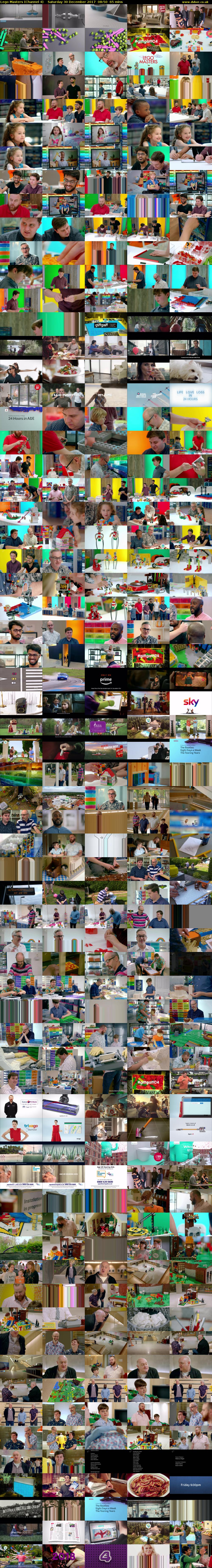 Lego Masters (Channel 4) Saturday 30 December 2017 08:50 - 09:55