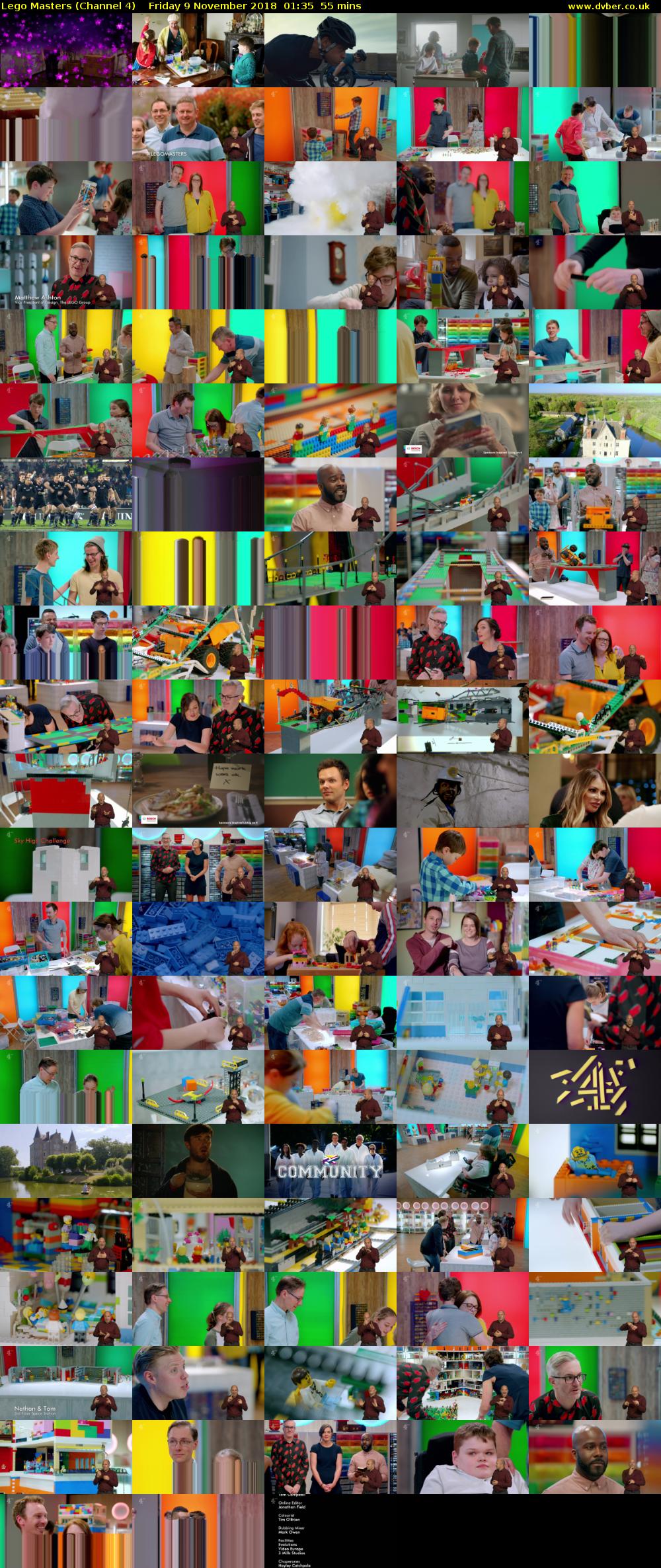 Lego Masters (Channel 4) Friday 9 November 2018 01:35 - 02:30