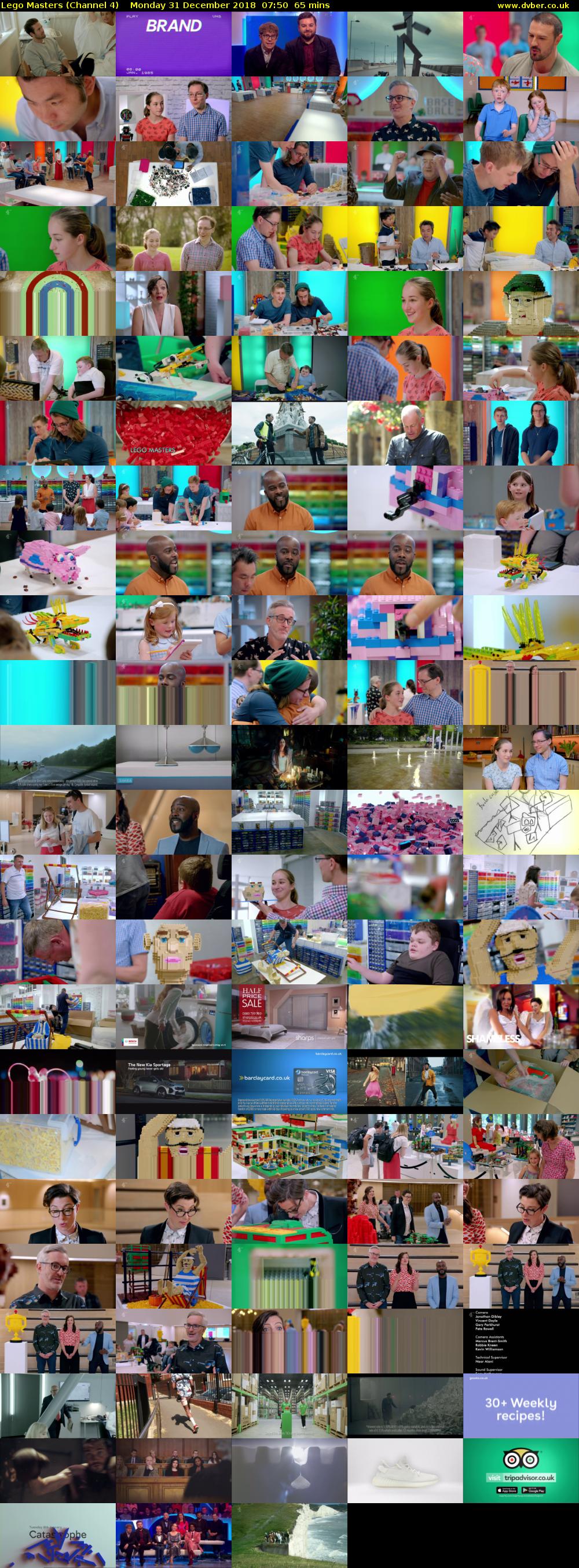 Lego Masters (Channel 4) Monday 31 December 2018 07:50 - 08:55