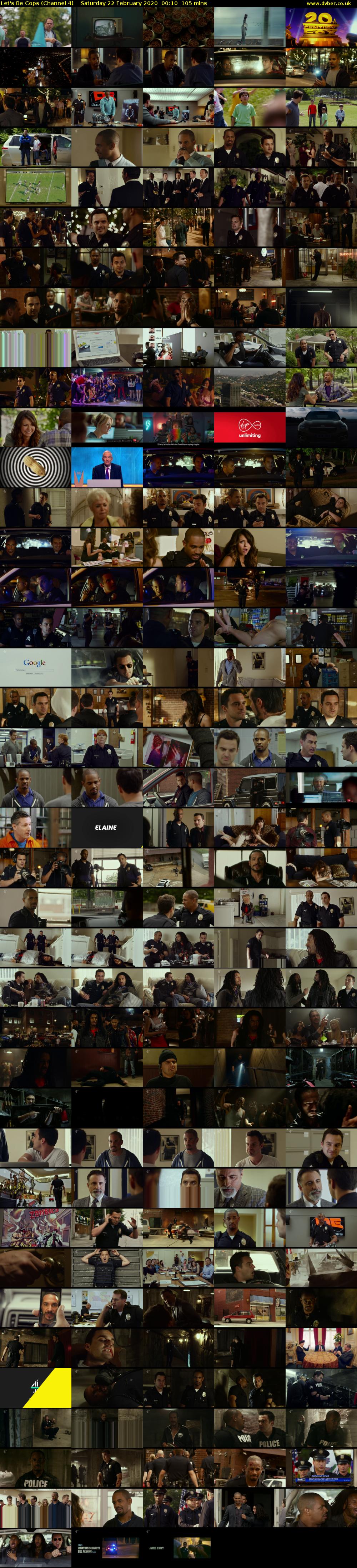 Let's Be Cops (Channel 4) Saturday 22 February 2020 00:10 - 01:55
