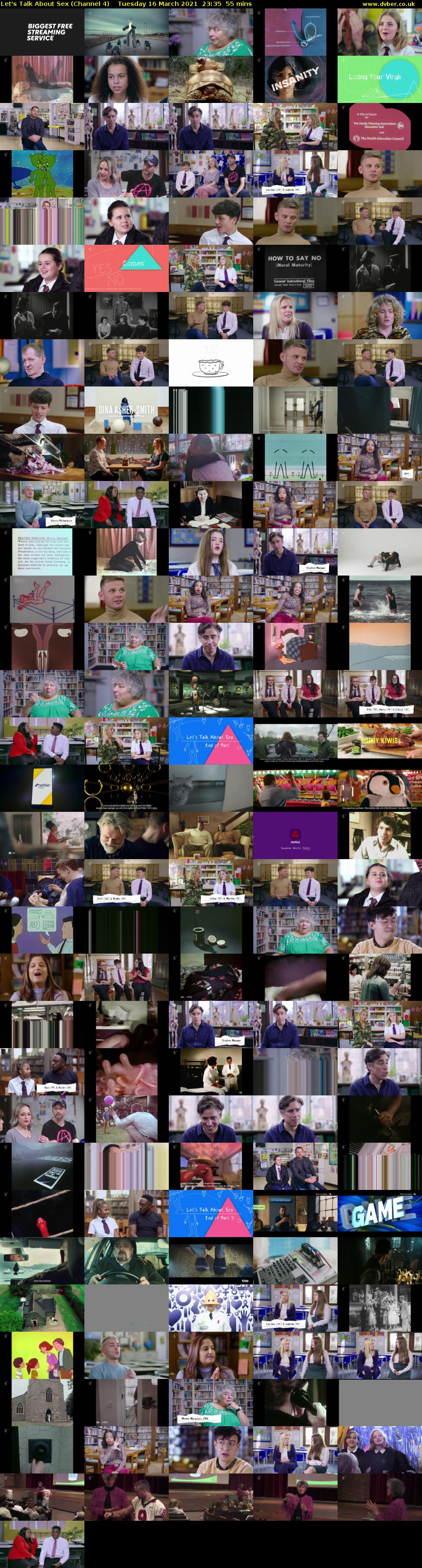 Let's Talk About Sex (Channel 4) Tuesday 16 March 2021 23:35 - 00:30