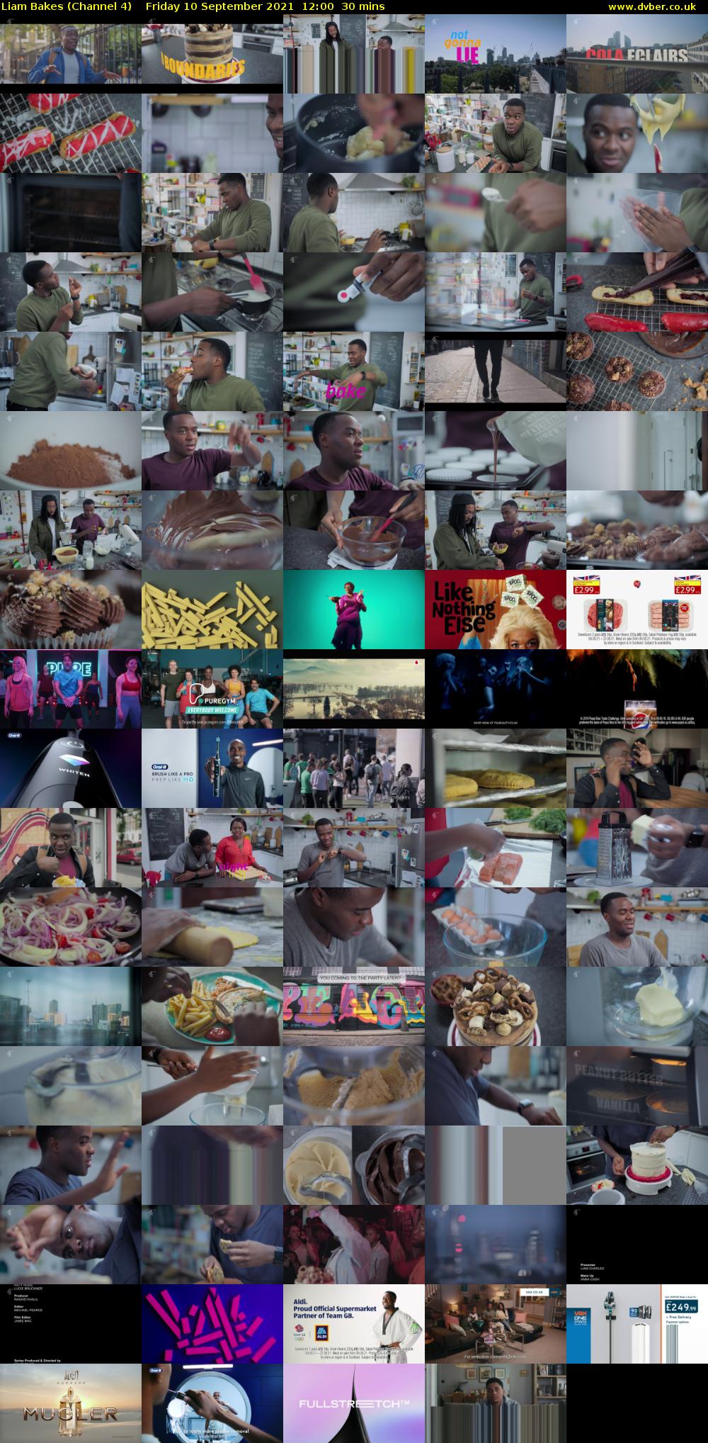 Liam Bakes (Channel 4) Friday 10 September 2021 12:00 - 12:30