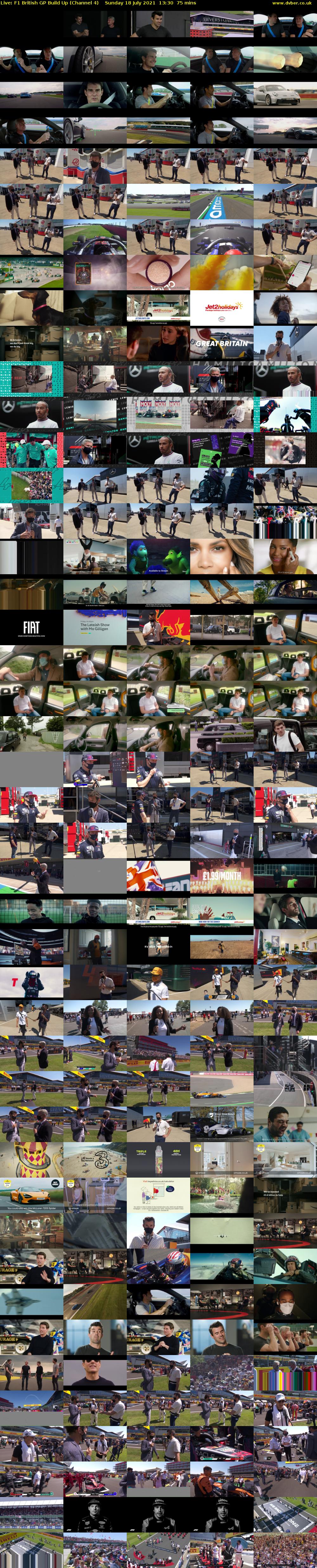 Live: F1 British GP Build Up (Channel 4) Sunday 18 July 2021 13:30 - 14:45