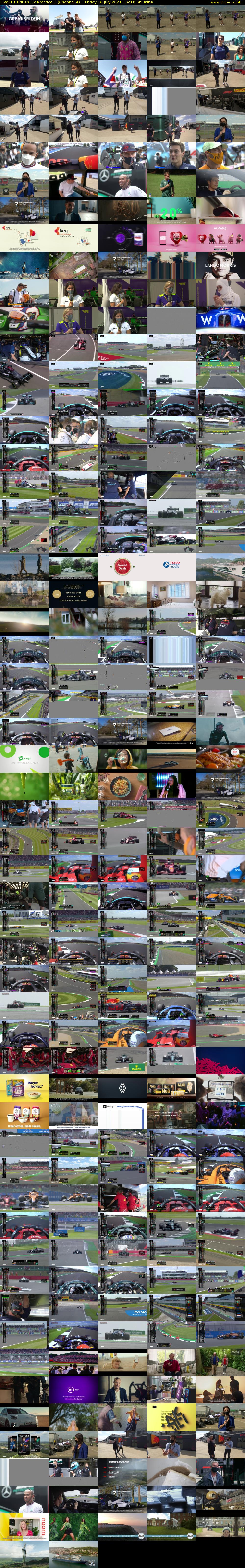 Live: F1 British GP Practice 1 (Channel 4) Friday 16 July 2021 14:10 - 15:45