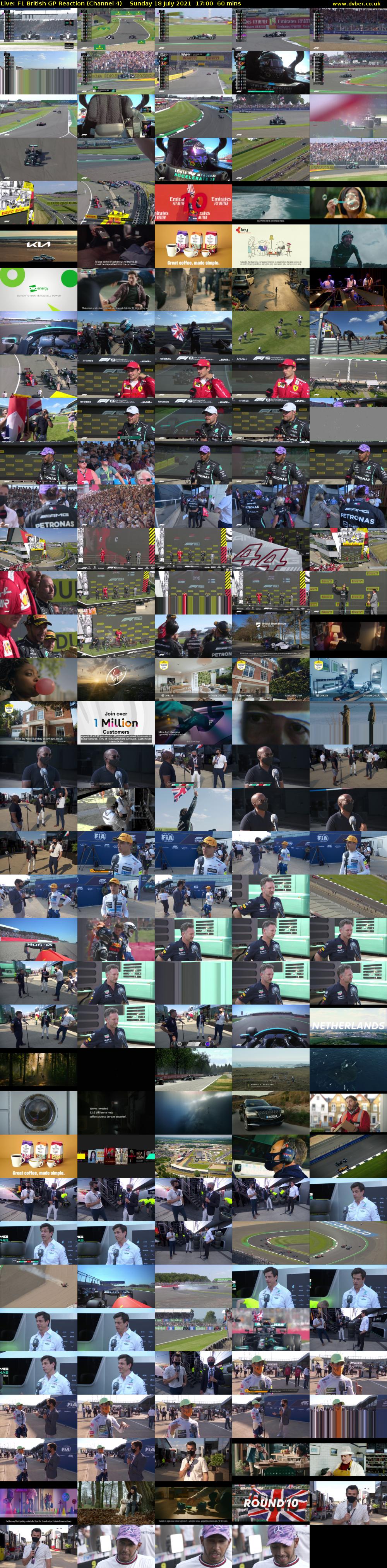 Live: F1 British GP Reaction (Channel 4) Sunday 18 July 2021 17:00 - 18:00