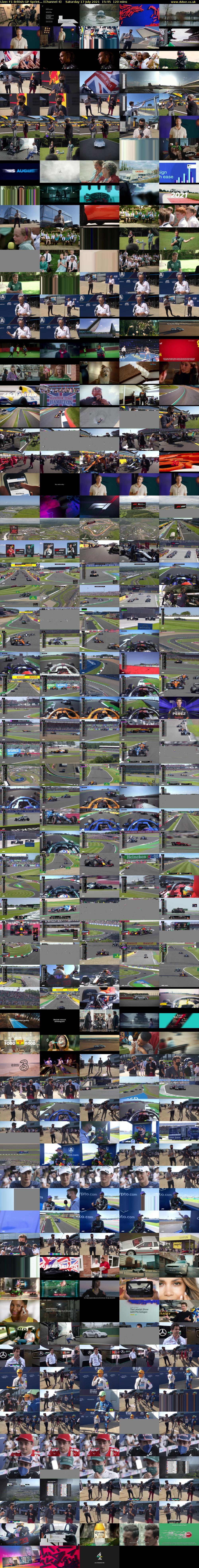 Live: F1 British GP Sprint... (Channel 4) Saturday 17 July 2021 15:45 - 17:45