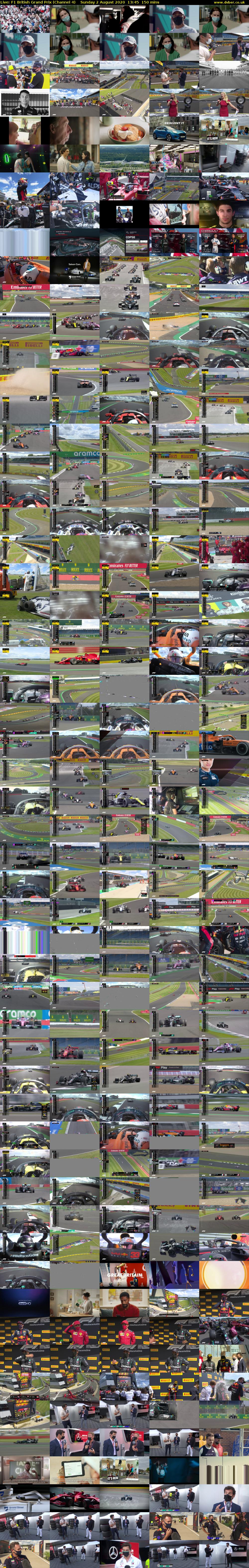 Live: F1 British Grand Prix (Channel 4) Sunday 2 August 2020 13:45 - 16:15