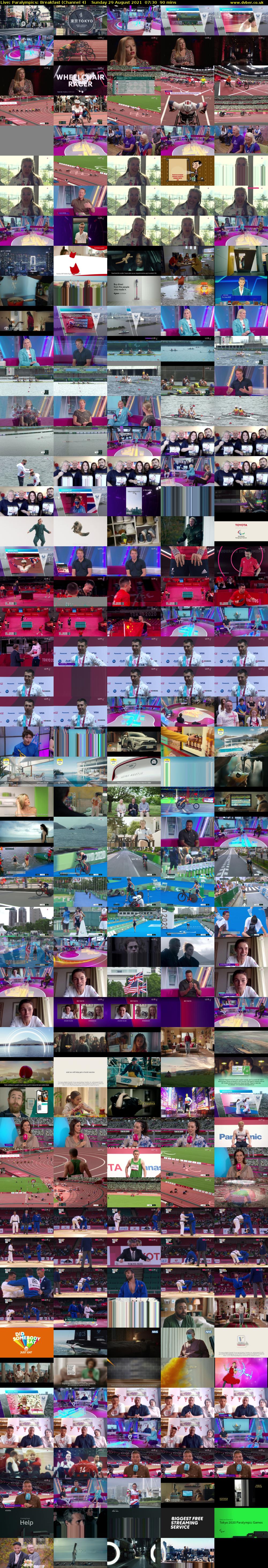 Live: Paralympics: Breakfast (Channel 4) Sunday 29 August 2021 07:30 - 09:00