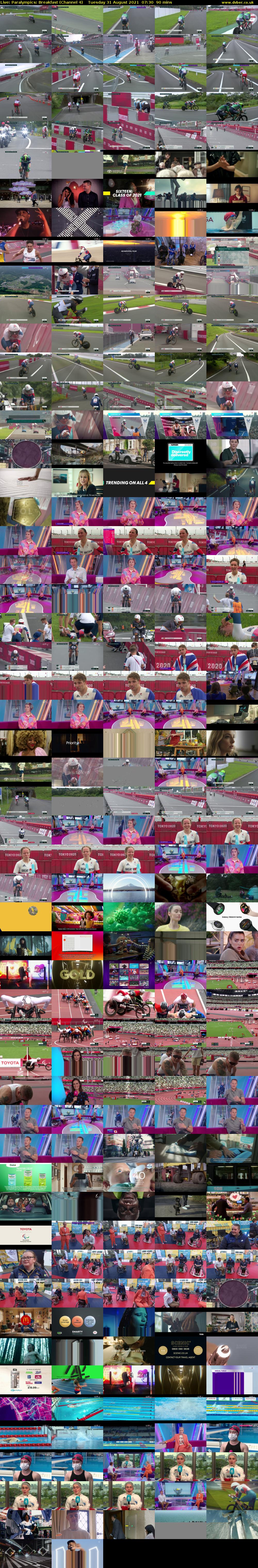 Live: Paralympics: Breakfast (Channel 4) Tuesday 31 August 2021 07:30 - 09:00