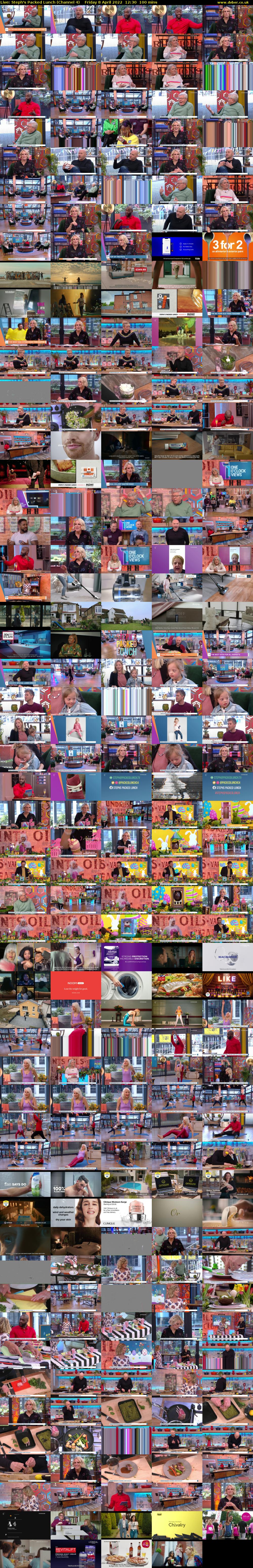 Live: Steph's Packed Lunch (Channel 4) Friday 8 April 2022 12:30 - 14:10