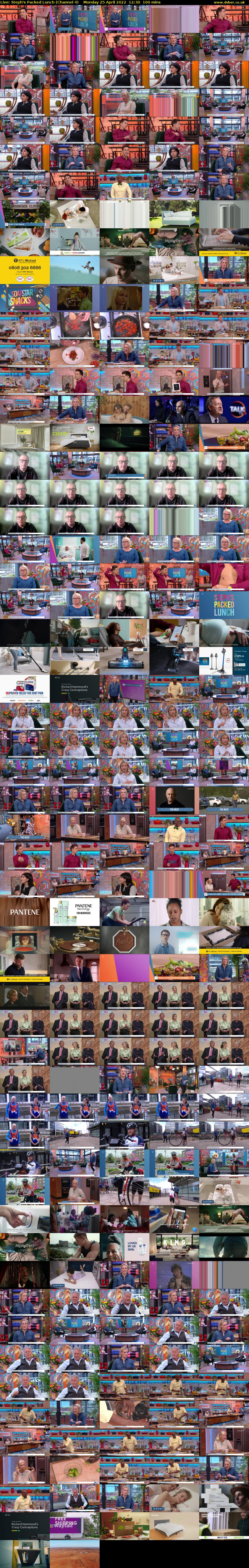 Live: Steph's Packed Lunch (Channel 4) Monday 25 April 2022 12:30 - 14:10