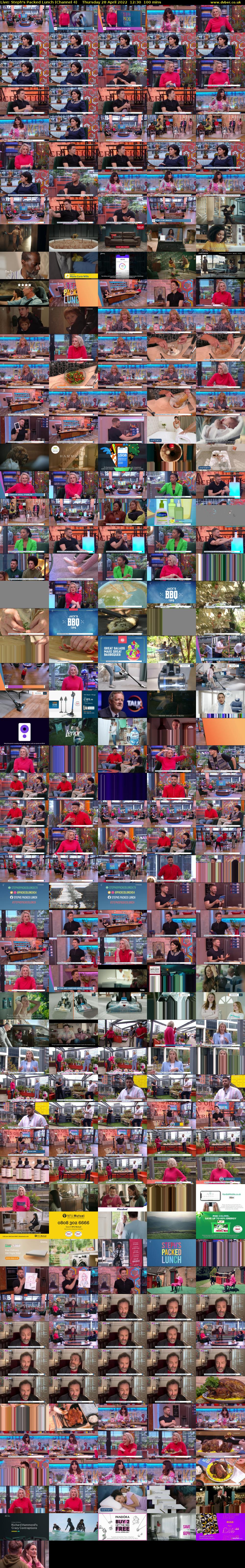 Live: Steph's Packed Lunch (Channel 4) Thursday 28 April 2022 12:30 - 14:10