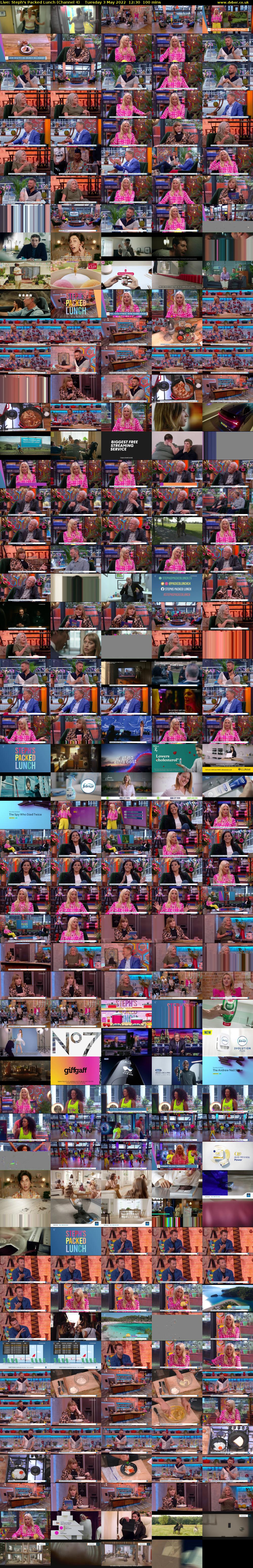 Live: Steph's Packed Lunch (Channel 4) Tuesday 3 May 2022 12:30 - 14:10