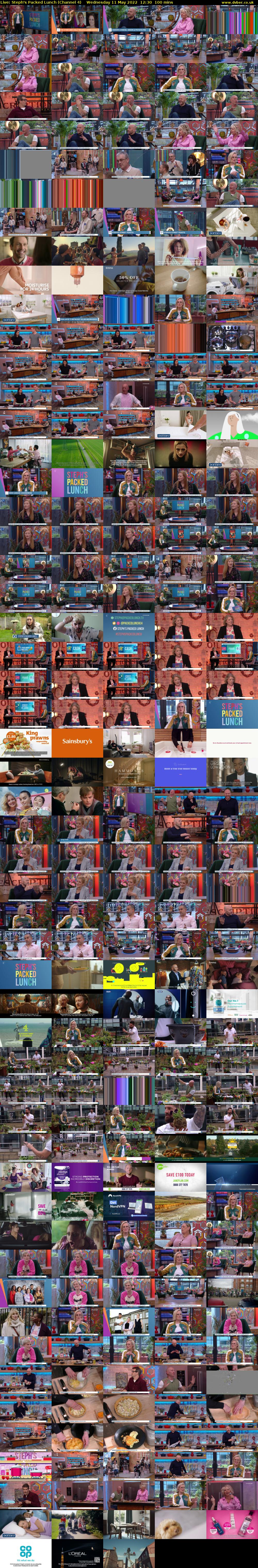 Live: Steph's Packed Lunch (Channel 4) Wednesday 11 May 2022 12:30 - 14:10