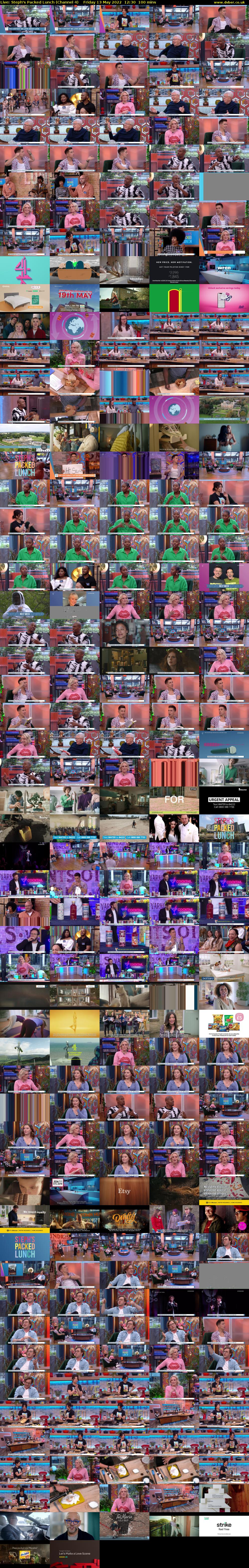 Live: Steph's Packed Lunch (Channel 4) Friday 13 May 2022 12:30 - 14:10