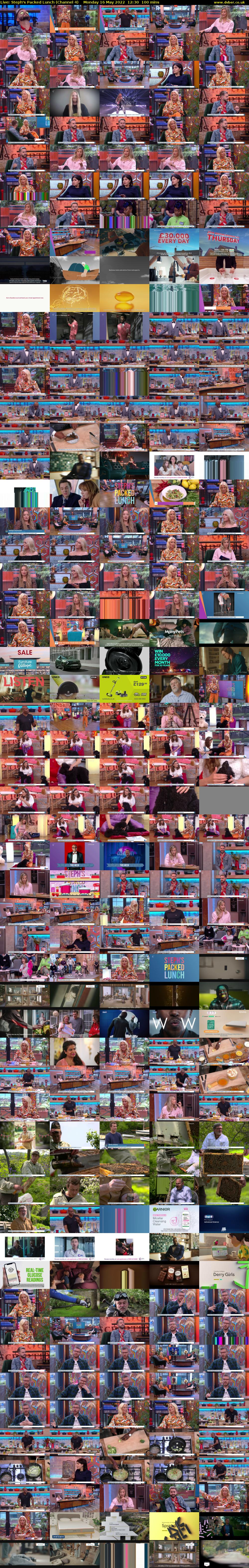 Live: Steph's Packed Lunch (Channel 4) Monday 16 May 2022 12:30 - 14:10