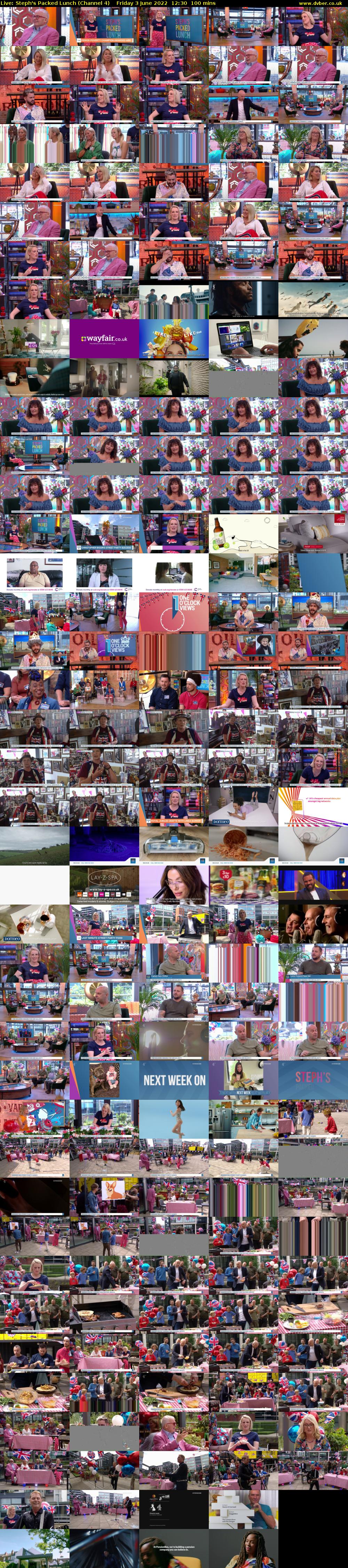 Live: Steph's Packed Lunch (Channel 4) Friday 3 June 2022 12:30 - 14:10
