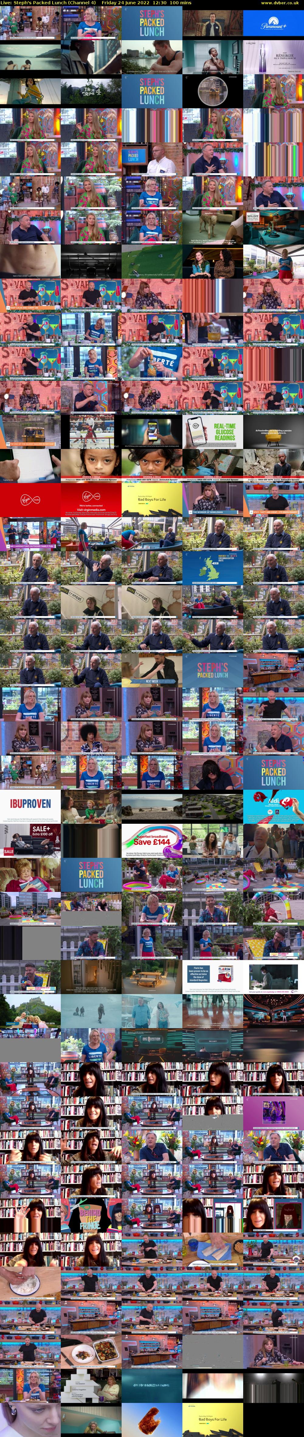 Live: Steph's Packed Lunch (Channel 4) Friday 24 June 2022 12:30 - 14:10