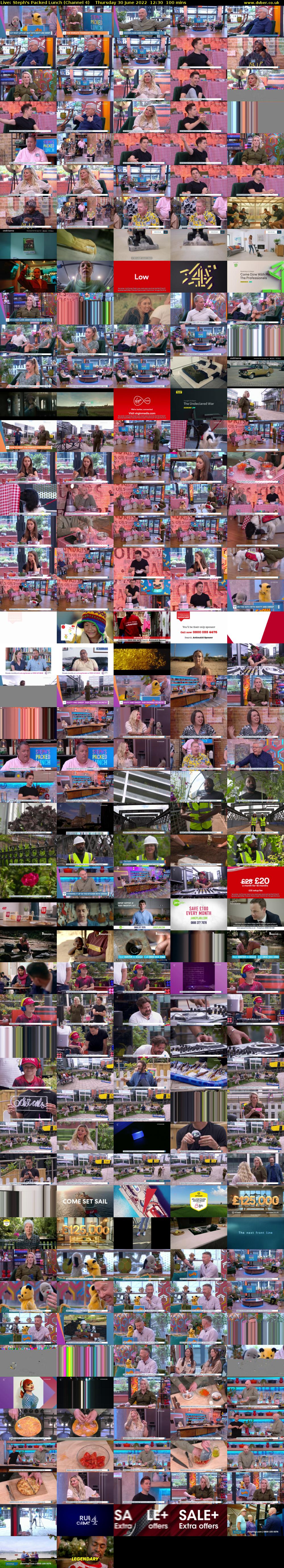 Live: Steph's Packed Lunch (Channel 4) Thursday 30 June 2022 12:30 - 14:10
