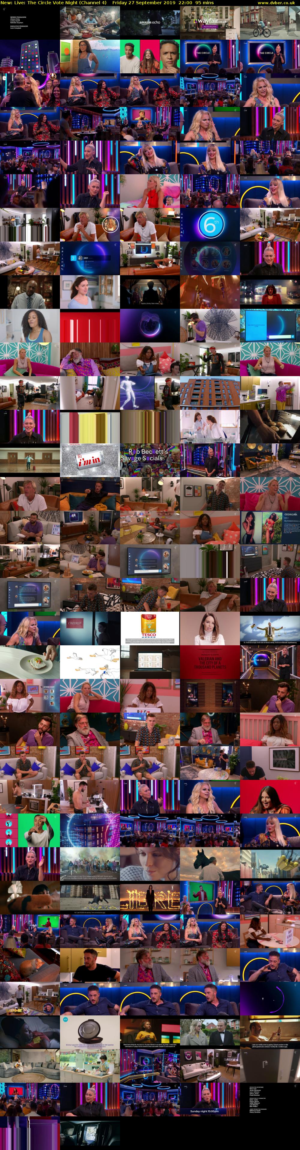 Live: The Circle Vote Night (Channel 4) Friday 27 September 2019 22:00 - 23:35