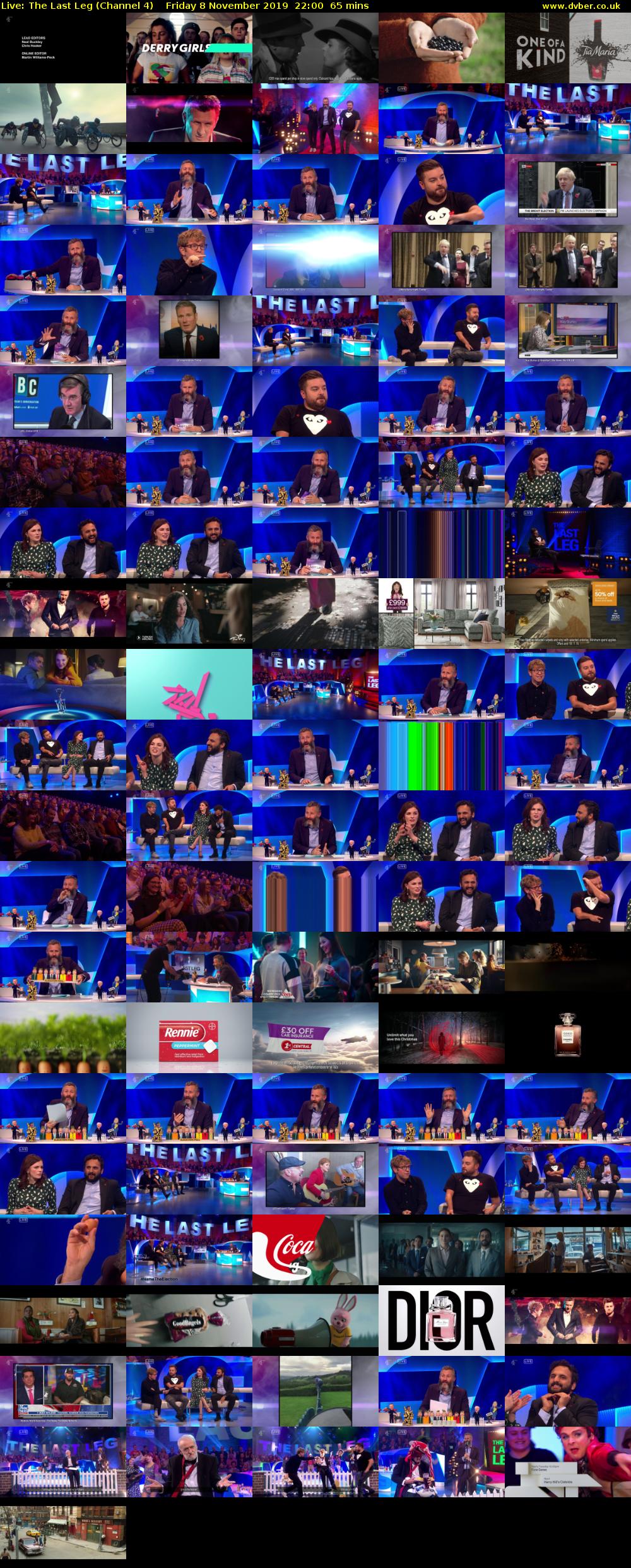 Live: The Last Leg (Channel 4) Friday 8 November 2019 22:00 - 23:05