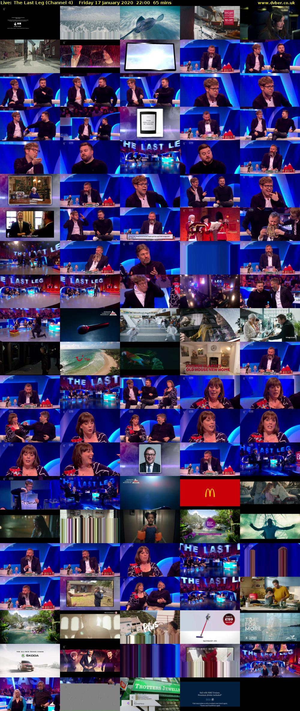 Live: The Last Leg (Channel 4) Friday 17 January 2020 22:00 - 23:05