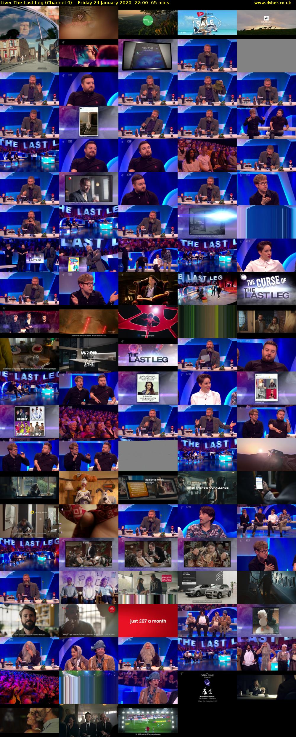Live: The Last Leg (Channel 4) Friday 24 January 2020 22:00 - 23:05