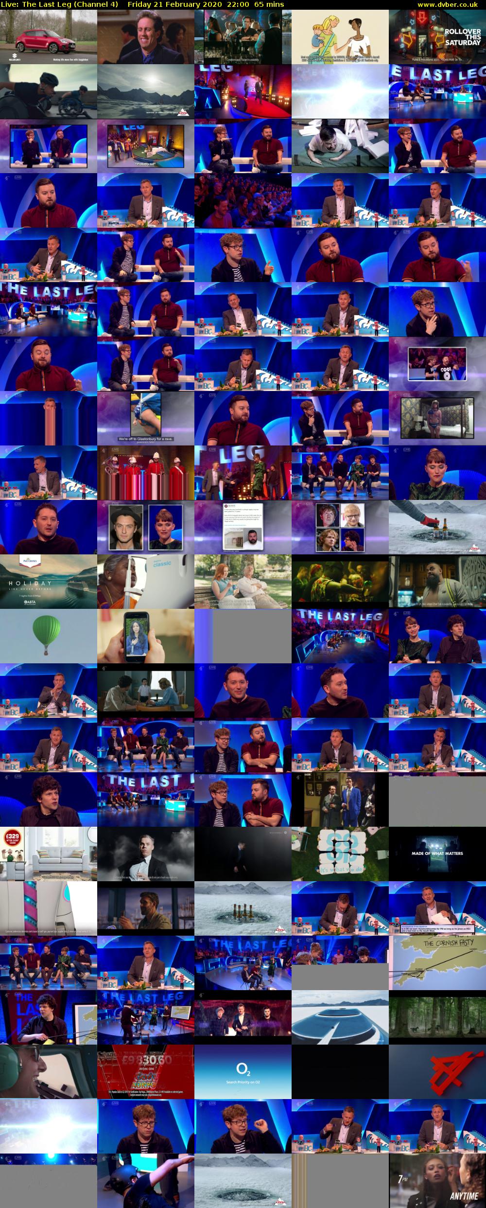 Live: The Last Leg (Channel 4) Friday 21 February 2020 22:00 - 23:05