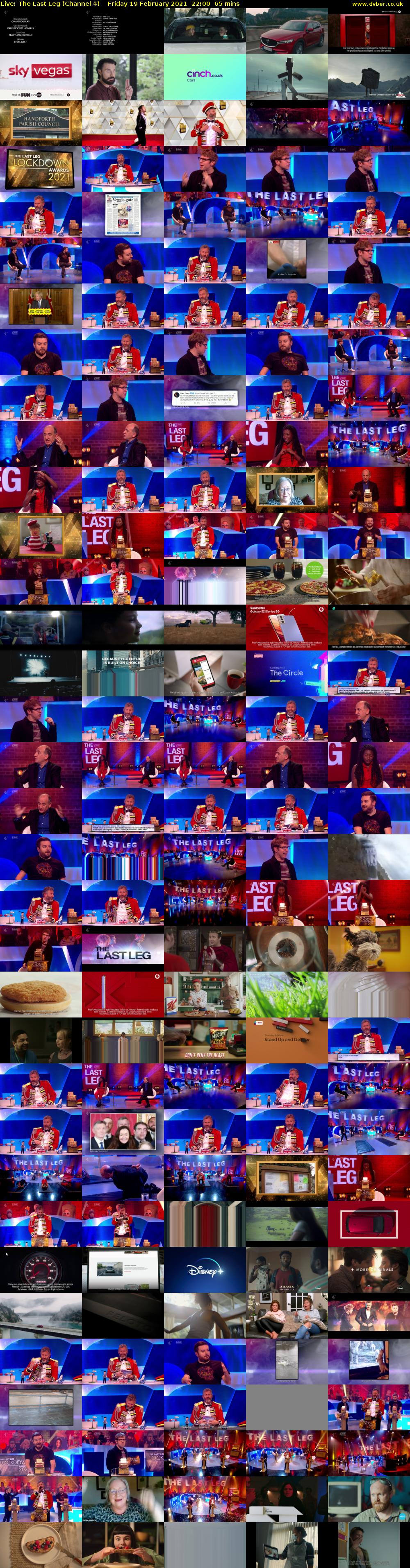Live: The Last Leg (Channel 4) Friday 19 February 2021 22:00 - 23:05
