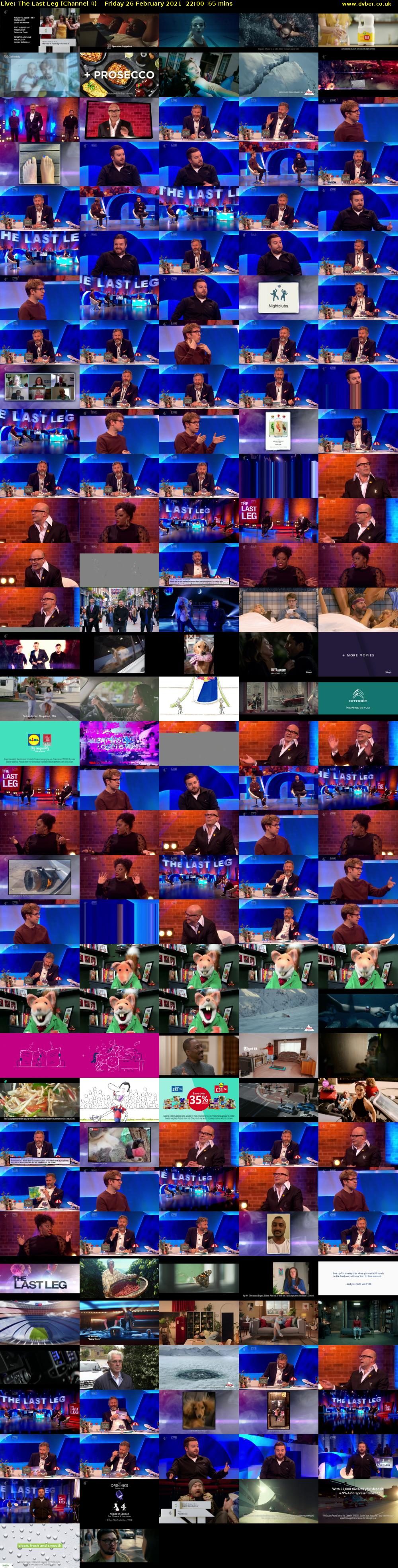 Live: The Last Leg (Channel 4) Friday 26 February 2021 22:00 - 23:05