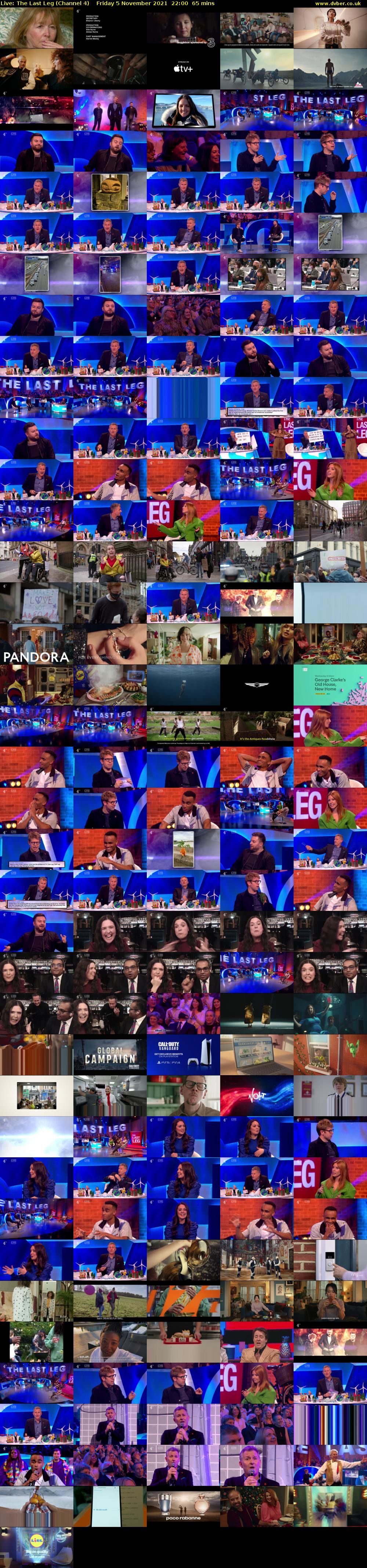 Live: The Last Leg (Channel 4) Friday 5 November 2021 22:00 - 23:05