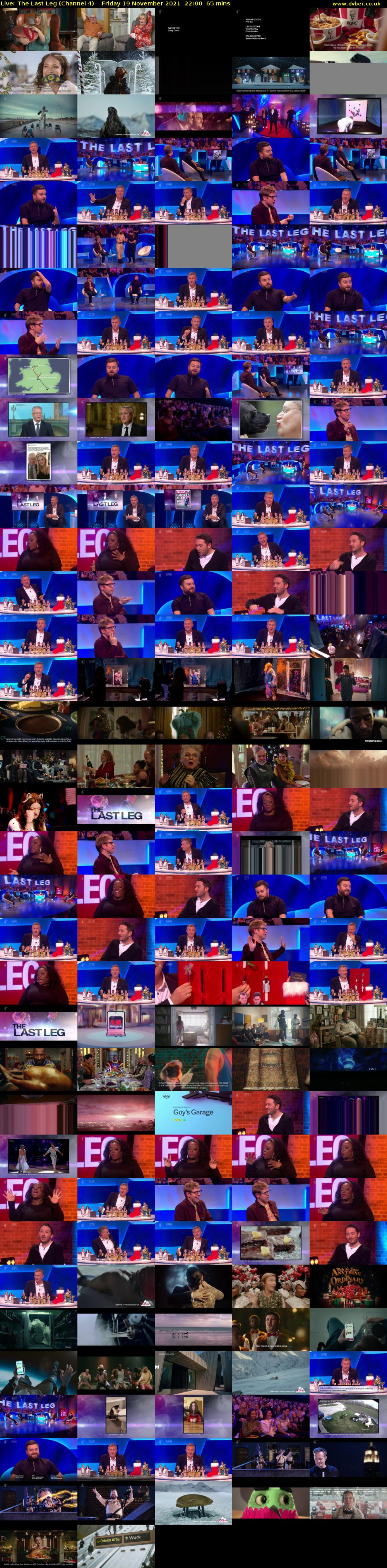 Live: The Last Leg (Channel 4) Friday 19 November 2021 22:00 - 23:05