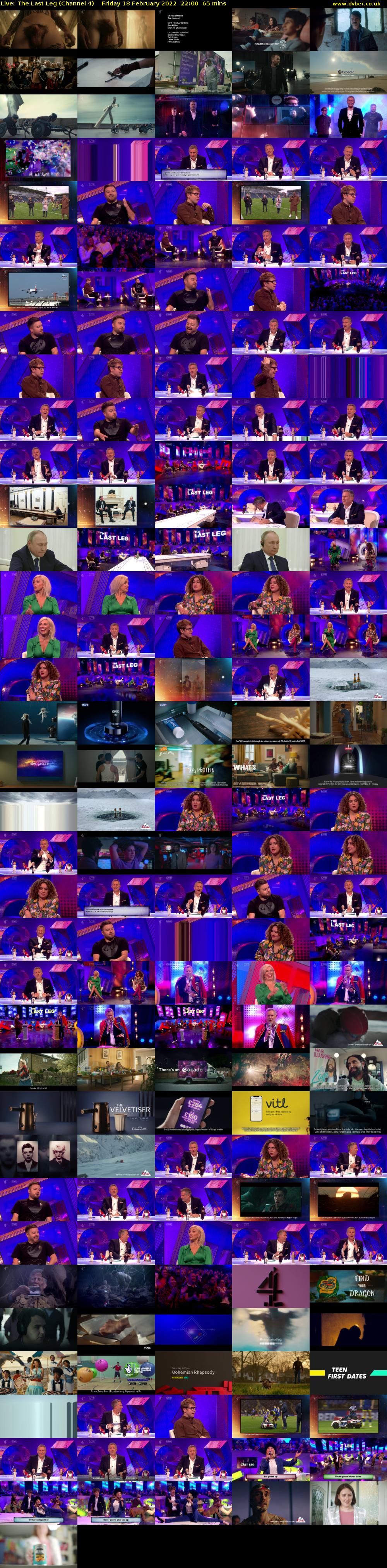 Live: The Last Leg (Channel 4) Friday 18 February 2022 22:00 - 23:05