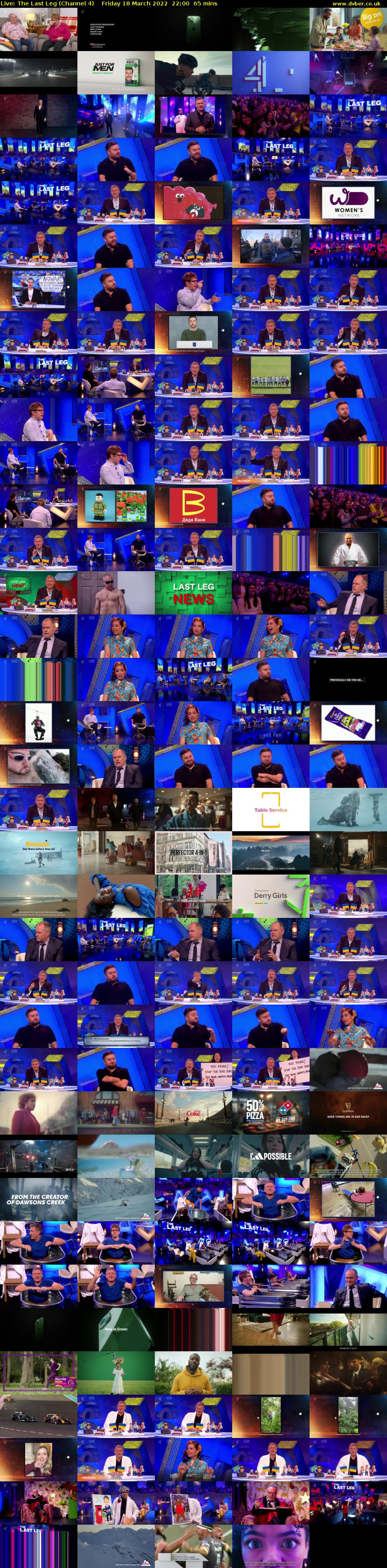 Live: The Last Leg (Channel 4) Friday 18 March 2022 22:00 - 23:05