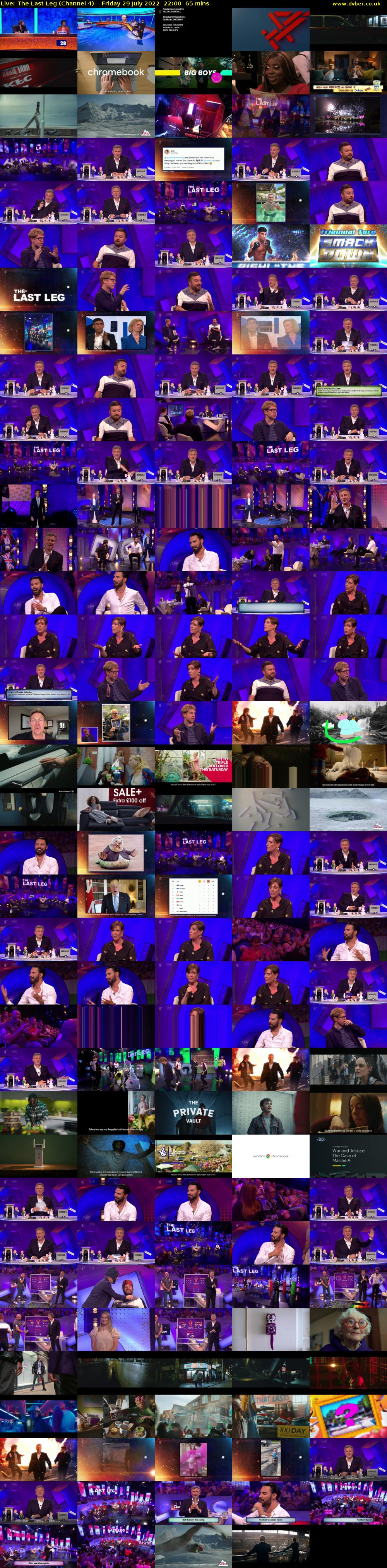 Live: The Last Leg (Channel 4) Friday 29 July 2022 22:00 - 23:05