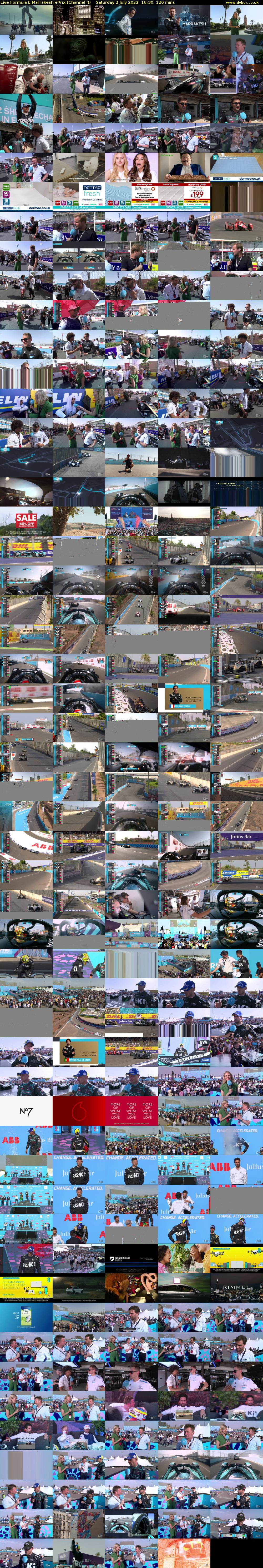 Live Formula E Marrakesh ePrix (Channel 4) Saturday 2 July 2022 16:30 - 18:30