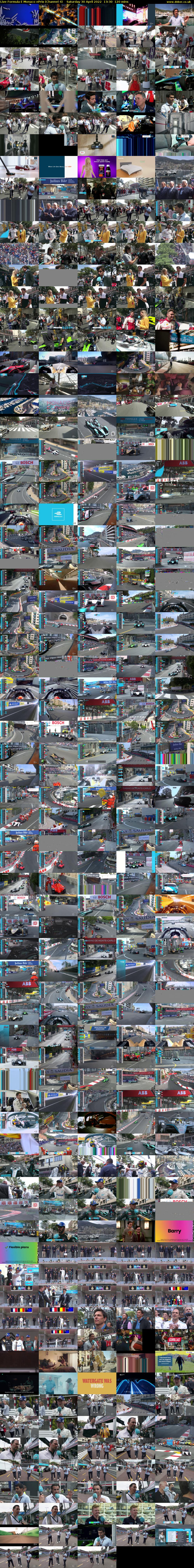 Live Formula E Monaco ePrix (Channel 4) Saturday 30 April 2022 13:30 - 15:30