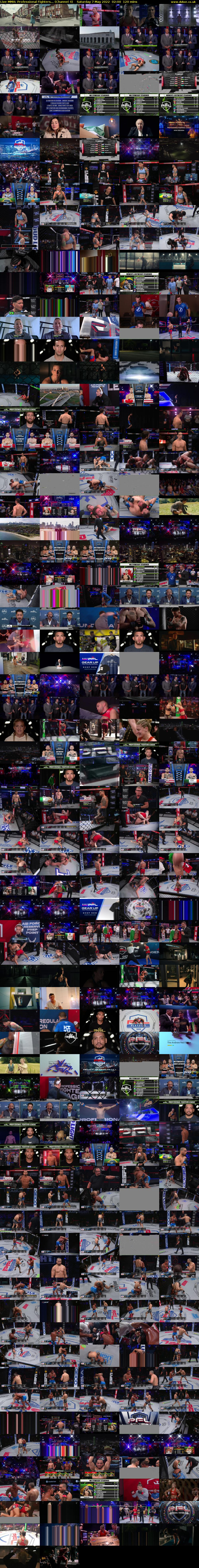 Live MMA: Professional Fighters... (Channel 4) Saturday 7 May 2022 02:00 - 04:00