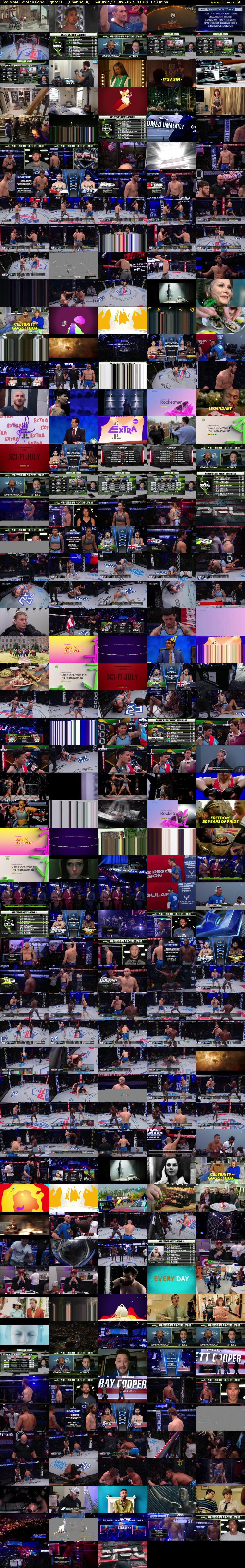 Live MMA: Professional Fighters... (Channel 4) Saturday 2 July 2022 01:00 - 03:00