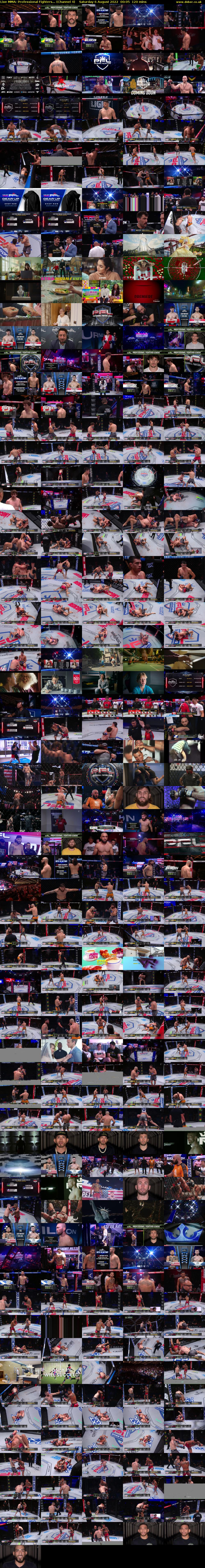 Live MMA: Professional Fighters... (Channel 4) Saturday 6 August 2022 00:05 - 02:05